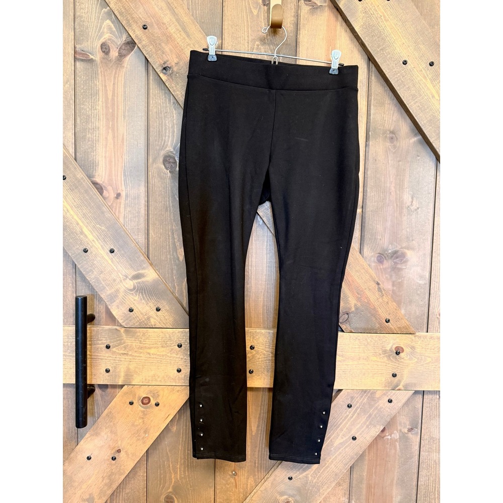 White House Black Market The Legging Women S Black Good Rhinestone Studded Ankle